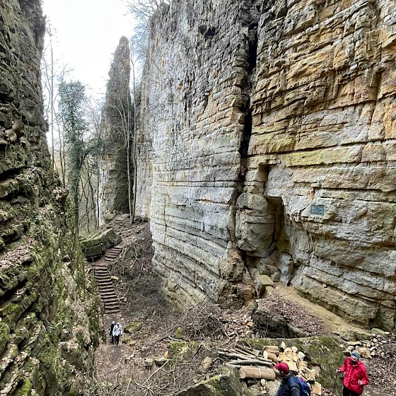 Felsenlabyrinth Wolfsschlucht bei Echternach