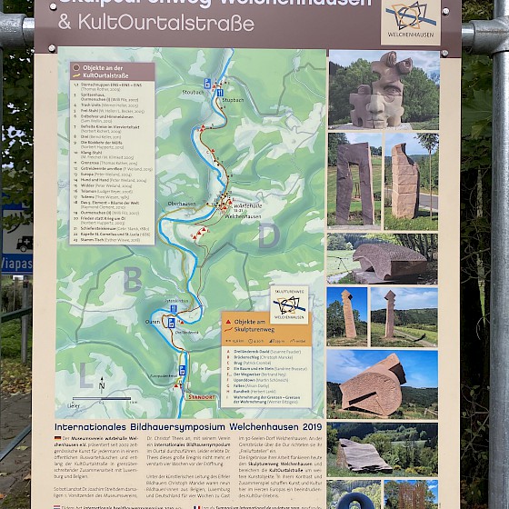 Skulpturenweg Welchenhausen - Kultourtalstraße